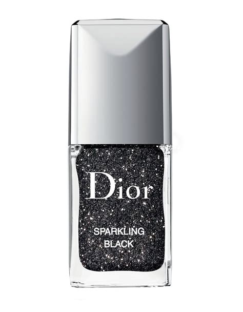 dior sparkling black nail polish|best dior nail polish ever.